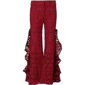 Alexis Red Lace Pants. New Without Tags. Size XS.